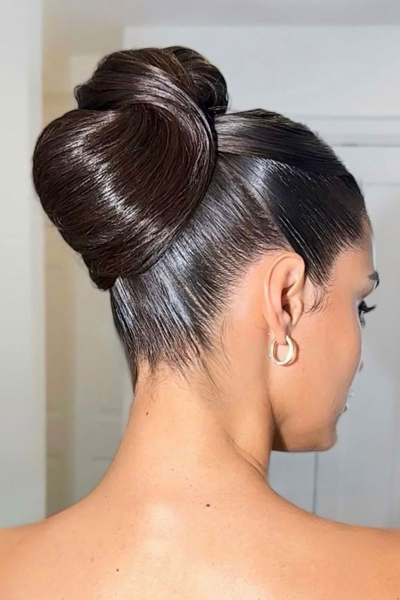 Sleek High Bun
