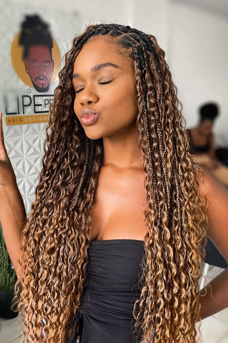 Bohemian Curly Braid