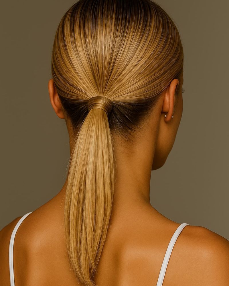 Minimalist Slick Ponytail