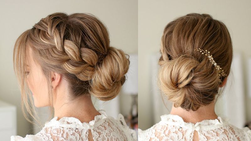 French Braid Bun