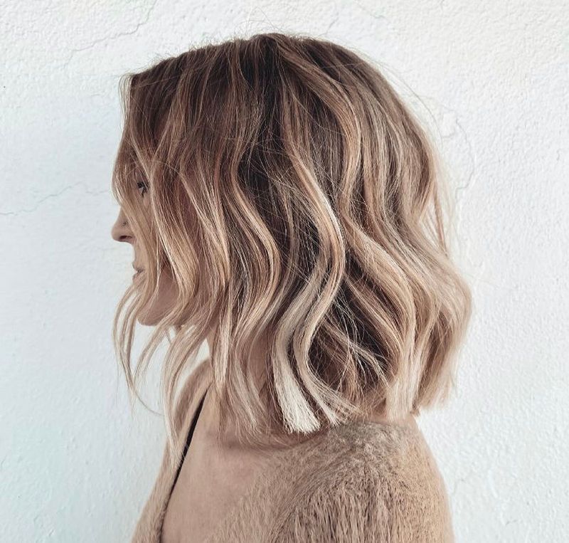 Boho Waves with Highlights