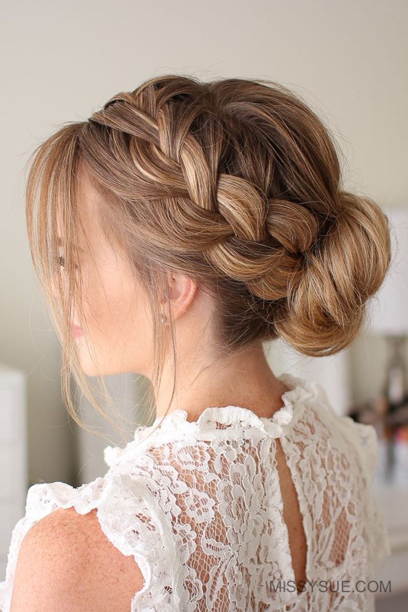 Braided French Bun