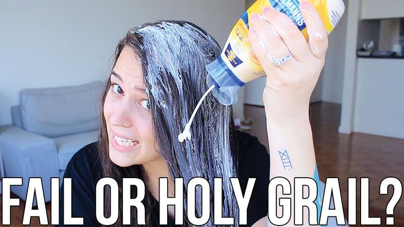 Mayonnaise Hair Treatment