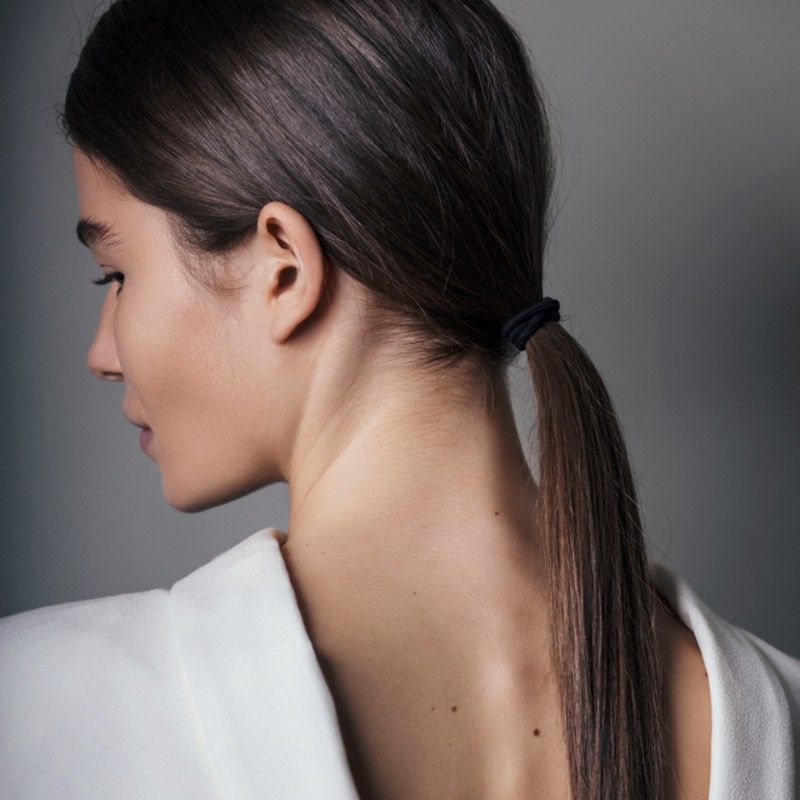Sleek Low Ponytail