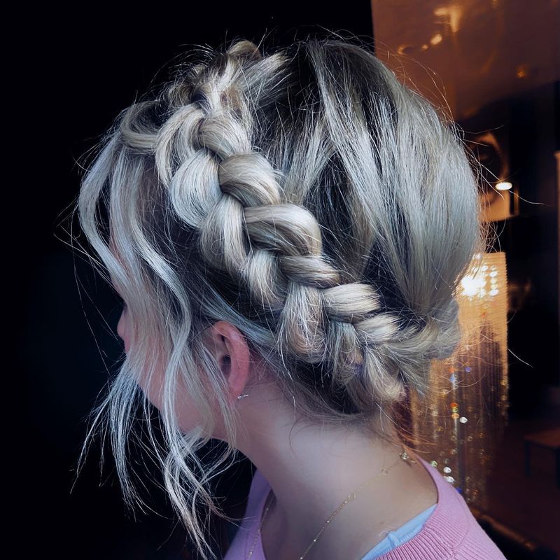 Twisted Halo Braids