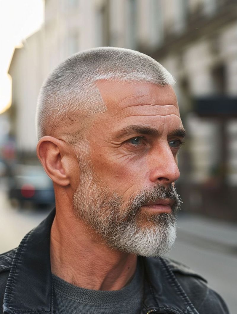 Buzz Cut with Beard