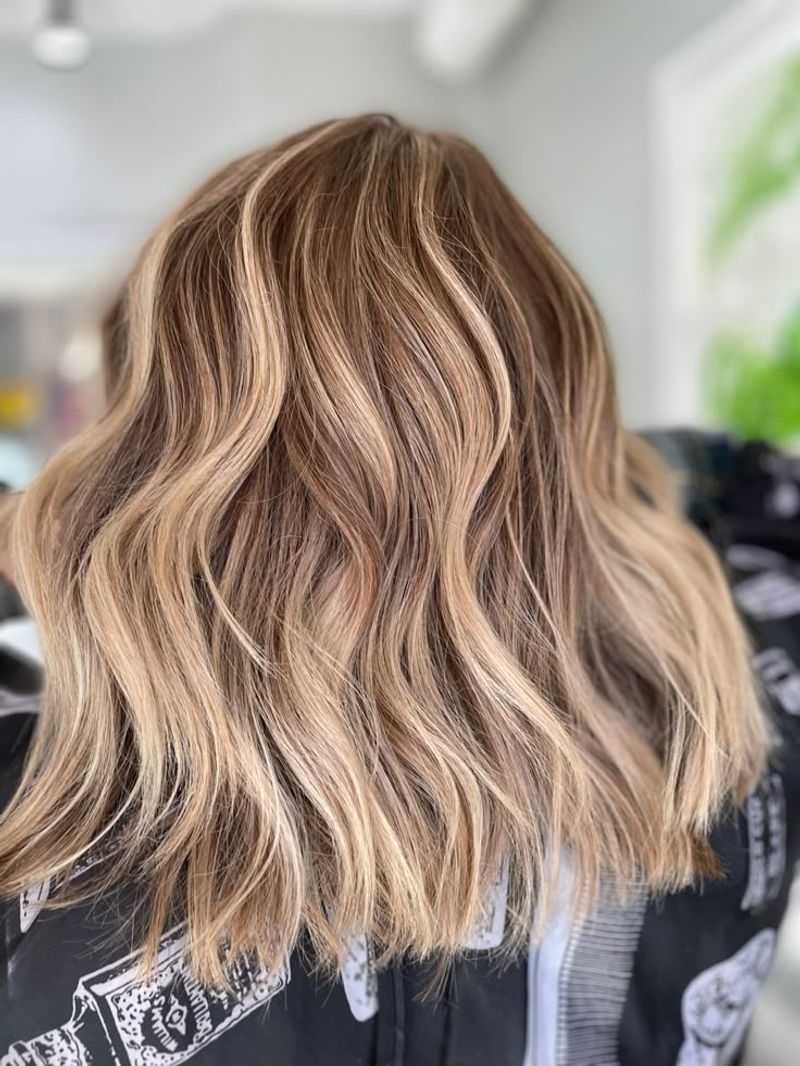 Caramel Blonde Highlights