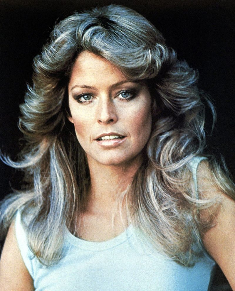 Farrah Fawcett's Feathered Hair