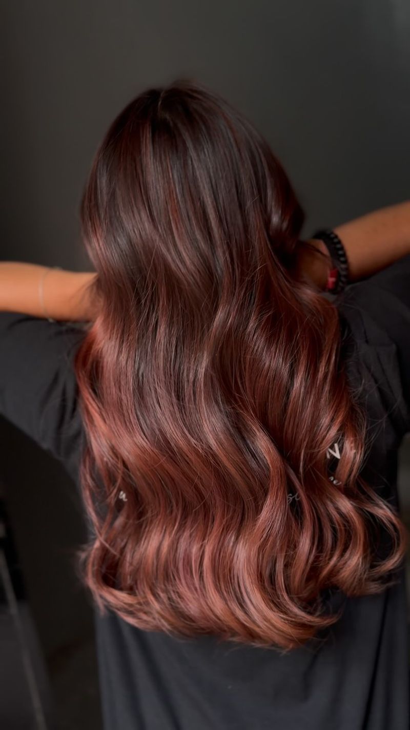Cherry Cola Balayage