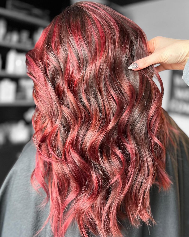 Cherry Cola with Rose Gold Touches