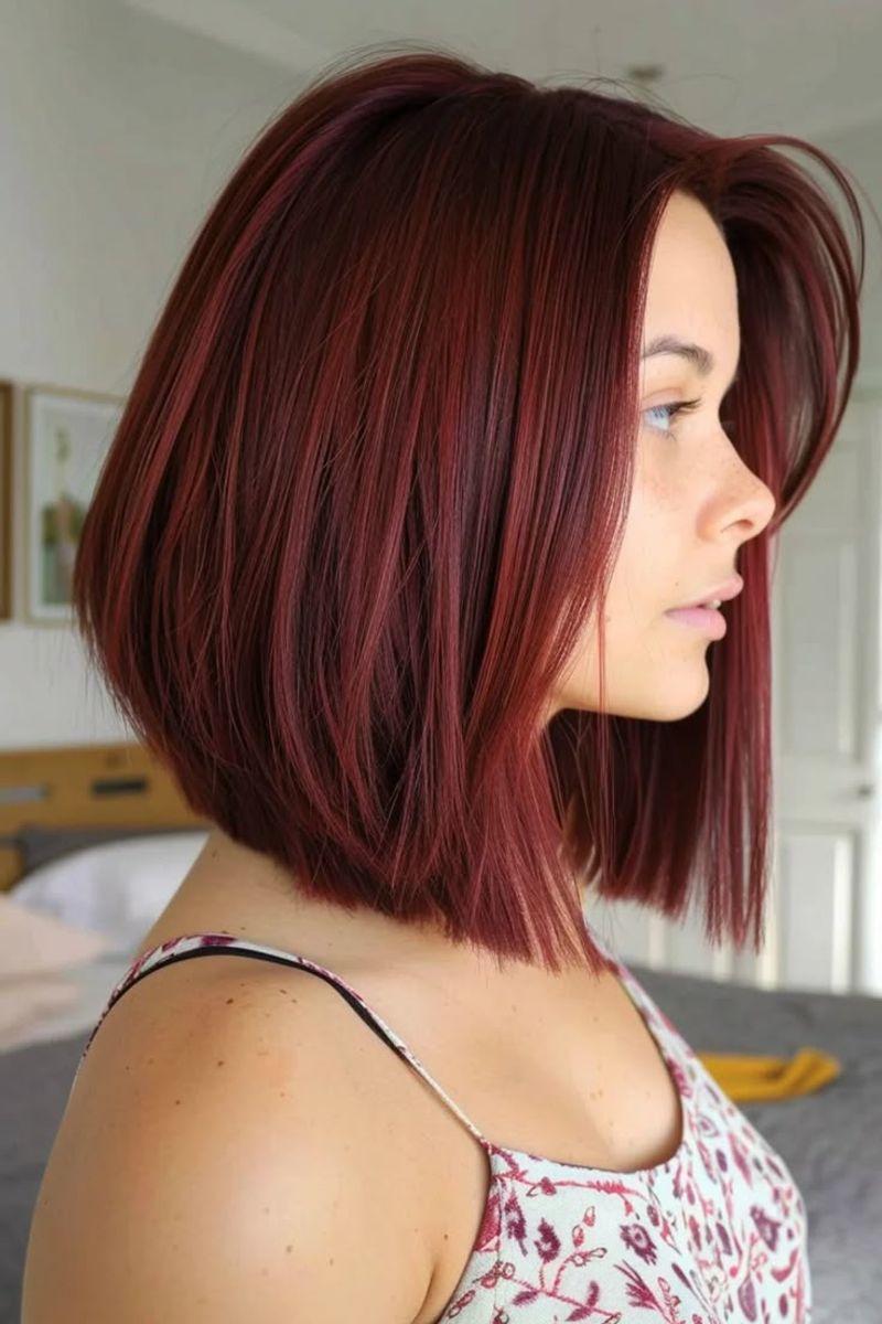 Cherry-Red Bob