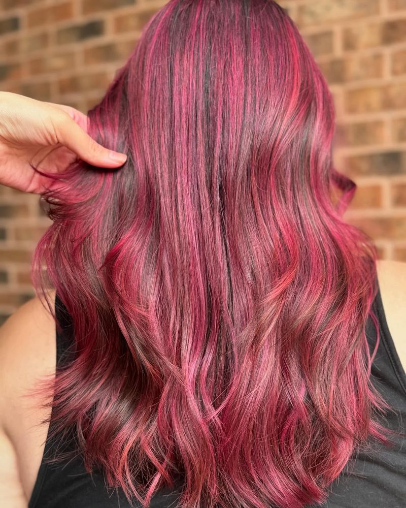 Cherry-Red Lowlights