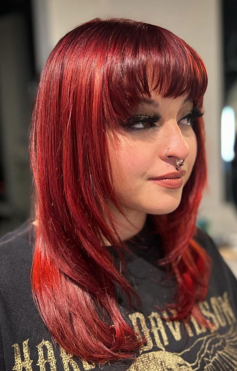 Cherry-Red Fringe