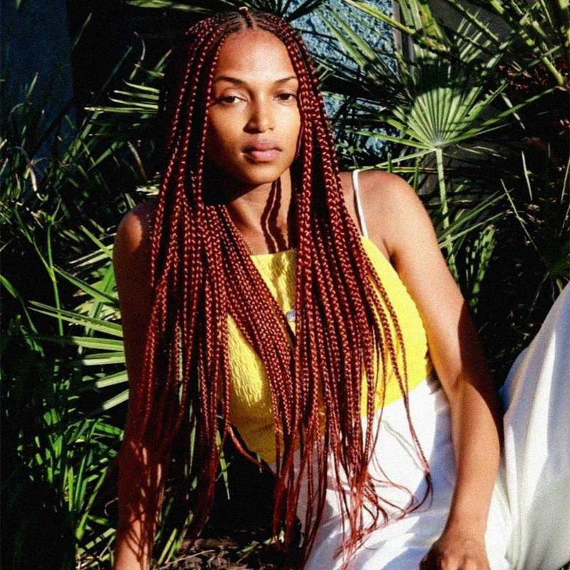 Cherry-Red Braids