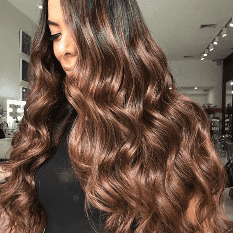 Chestnut Brown Ombre
