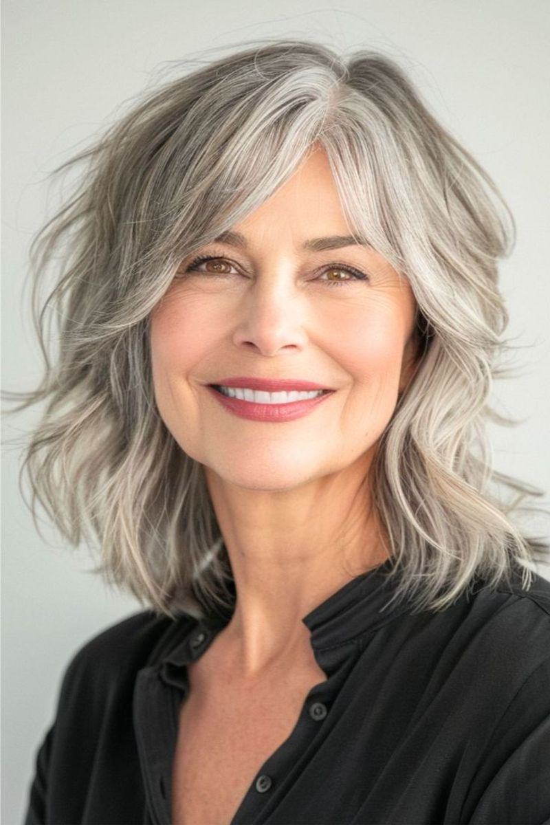 Chic Curtain Bangs