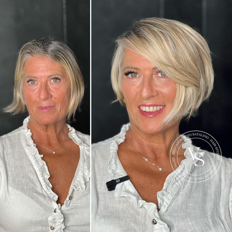 Chic Side-Swept Bangs