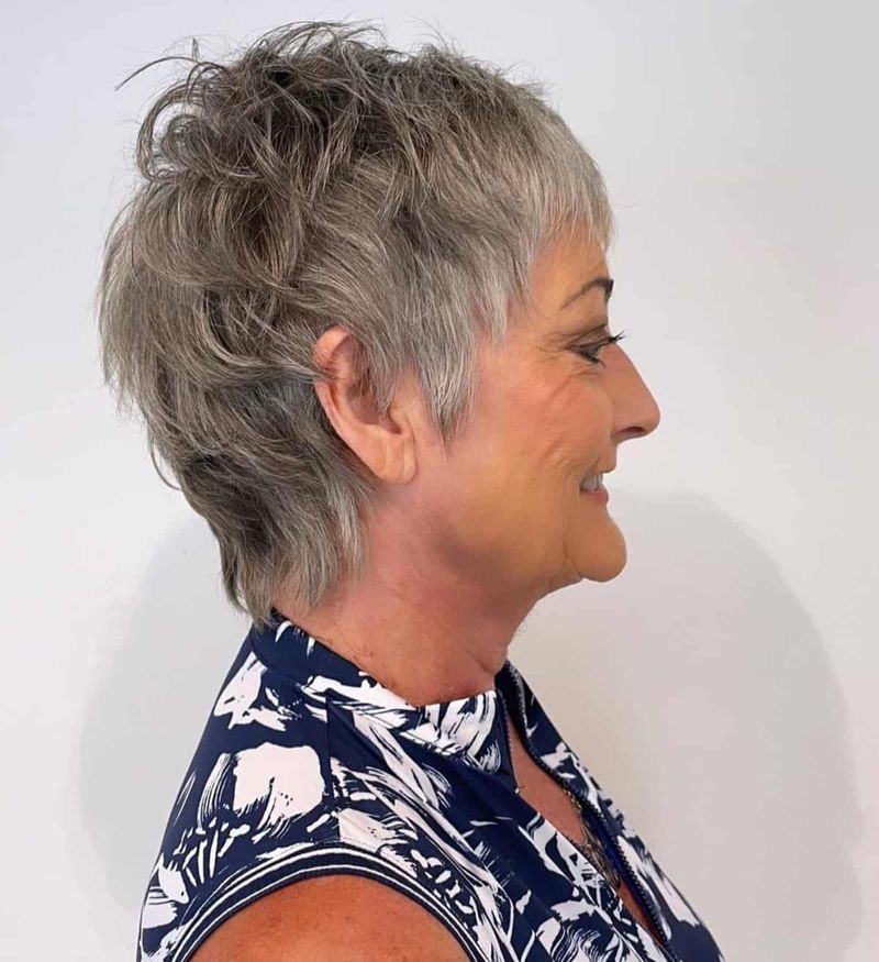 Curly Pixie Shag