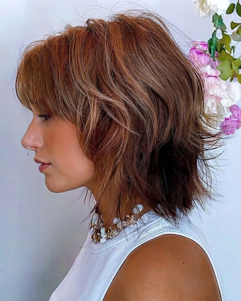 Elegant Bob with Bangs