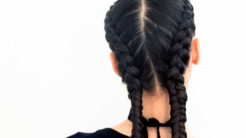 Double French Braids