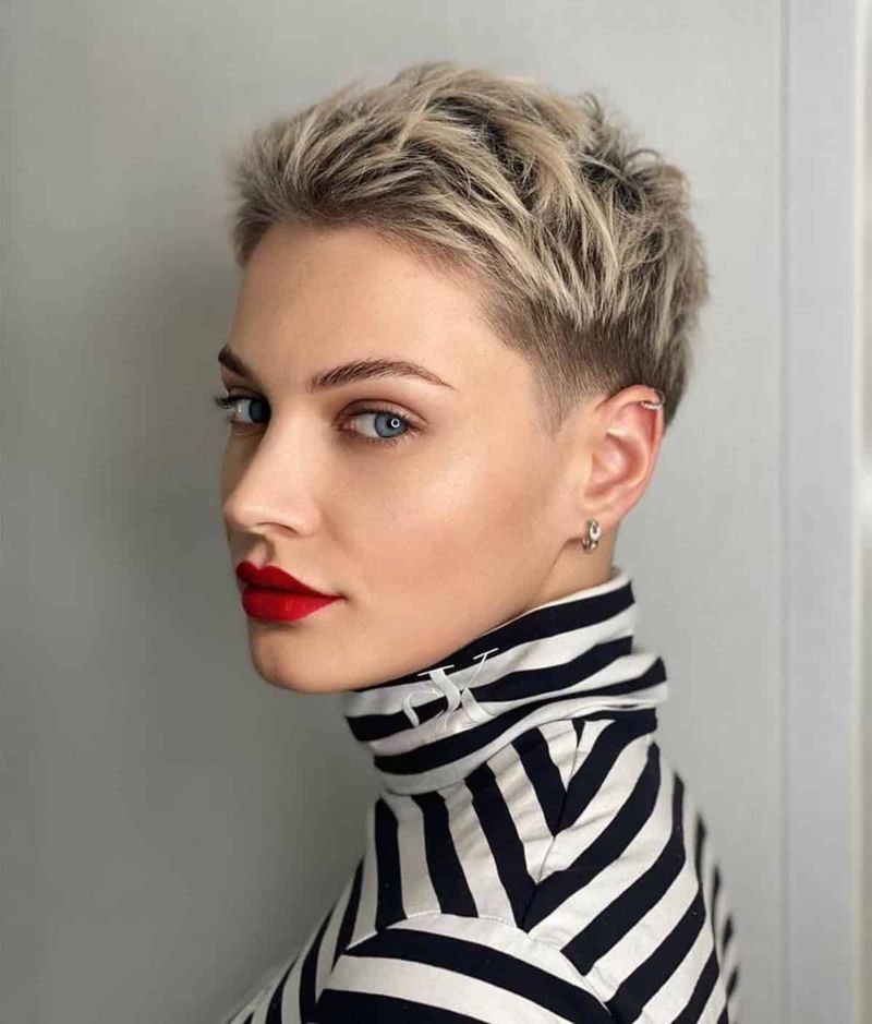 Textured Pixie Undercut