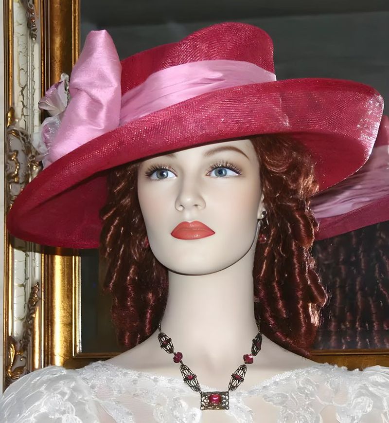 Elegant Hat with Curls
