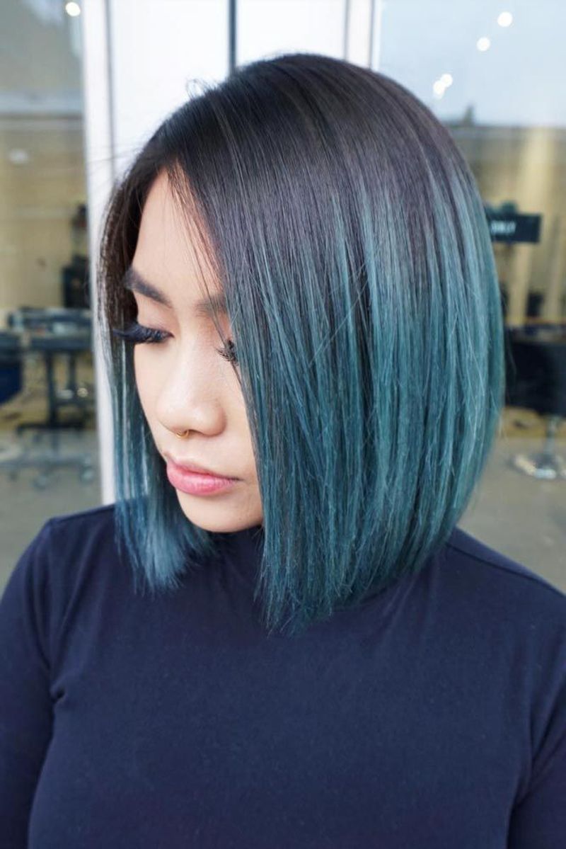 Colorful Ombre Bob