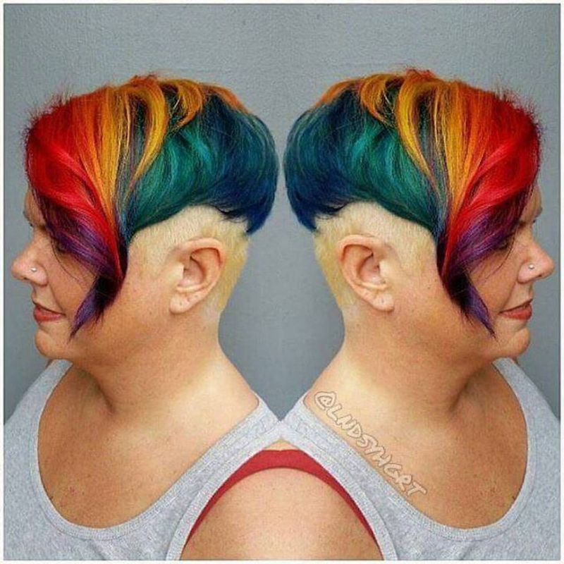 Colorful Undercut