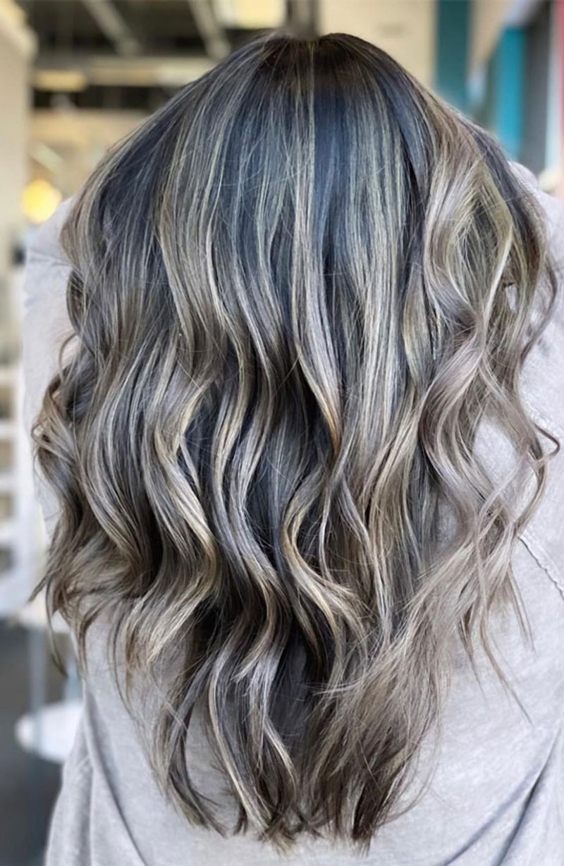 Ash Blonde Highlights