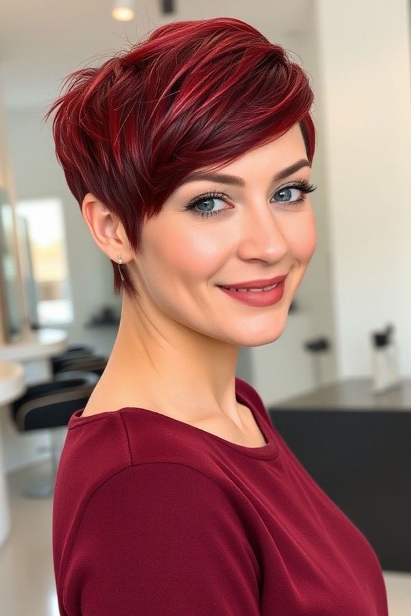 Cherry-Red Pixie