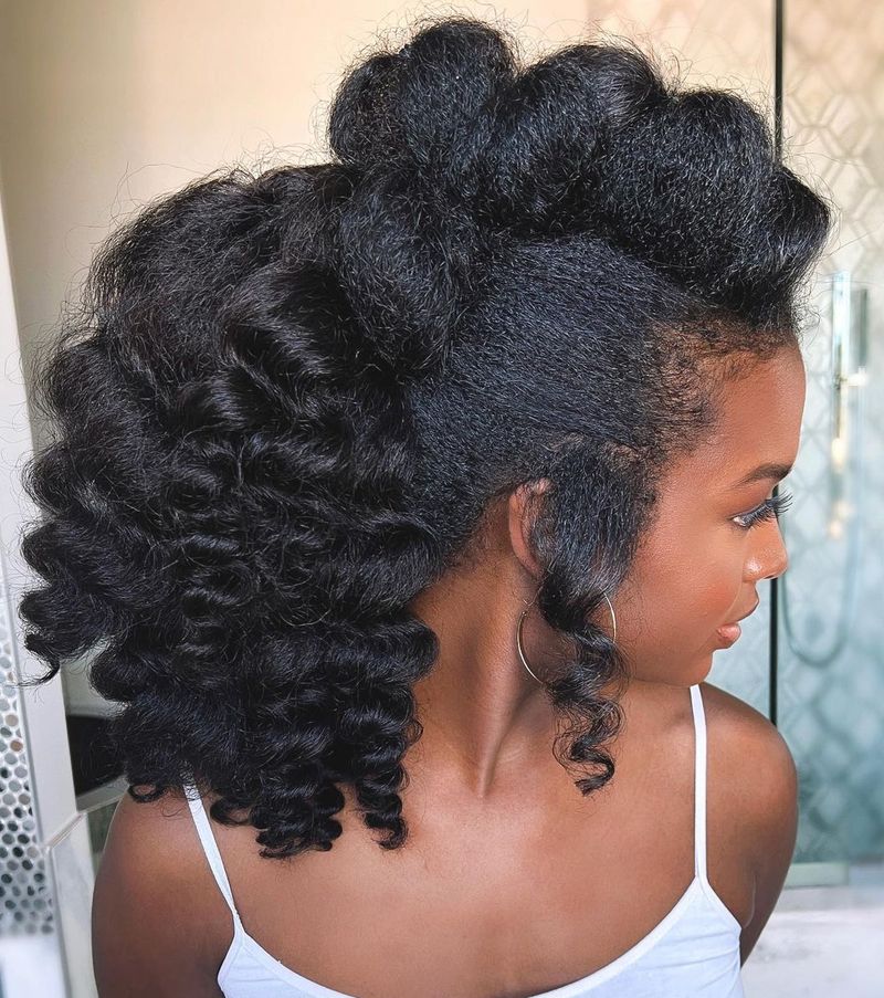 Asymmetrical Afro