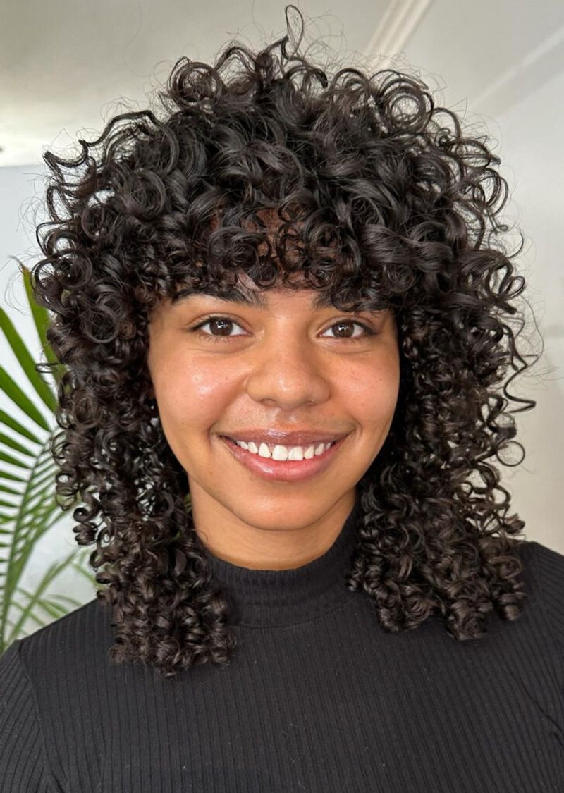 Curly Mullet