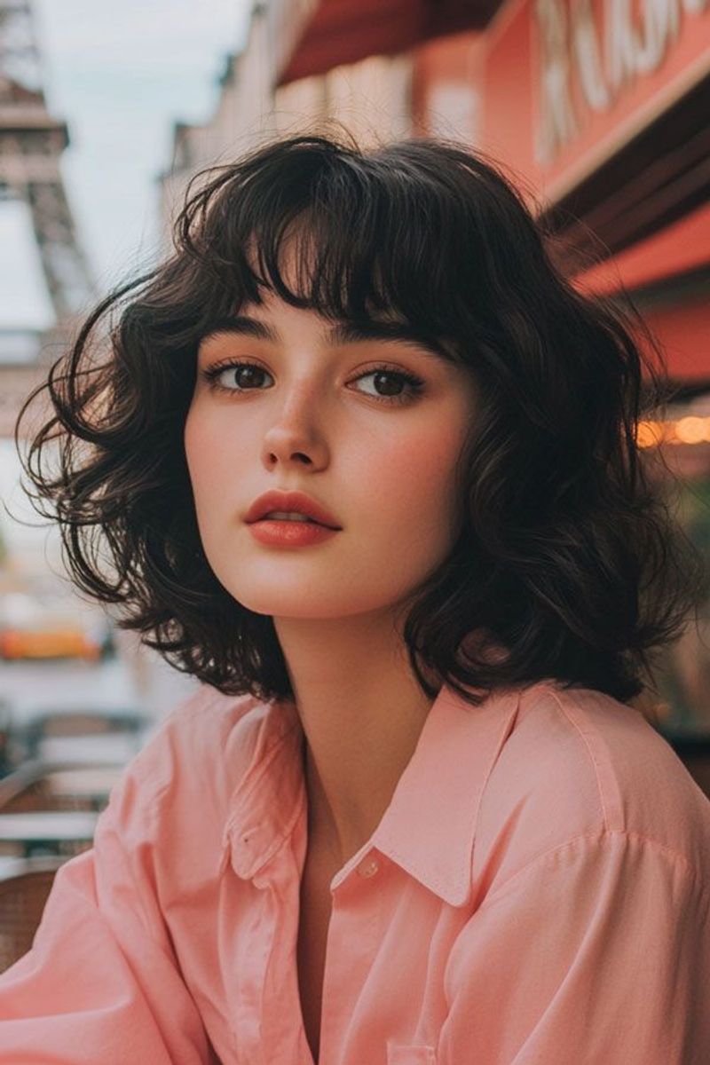 Curly Pageboy Bob