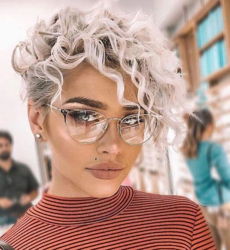 Curly Pixie Cut