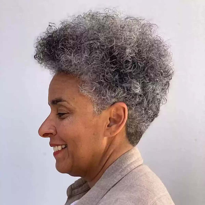 Curly Taper Fade