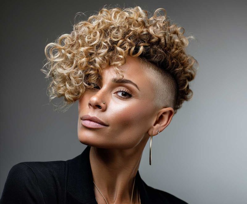 Curly Undercut