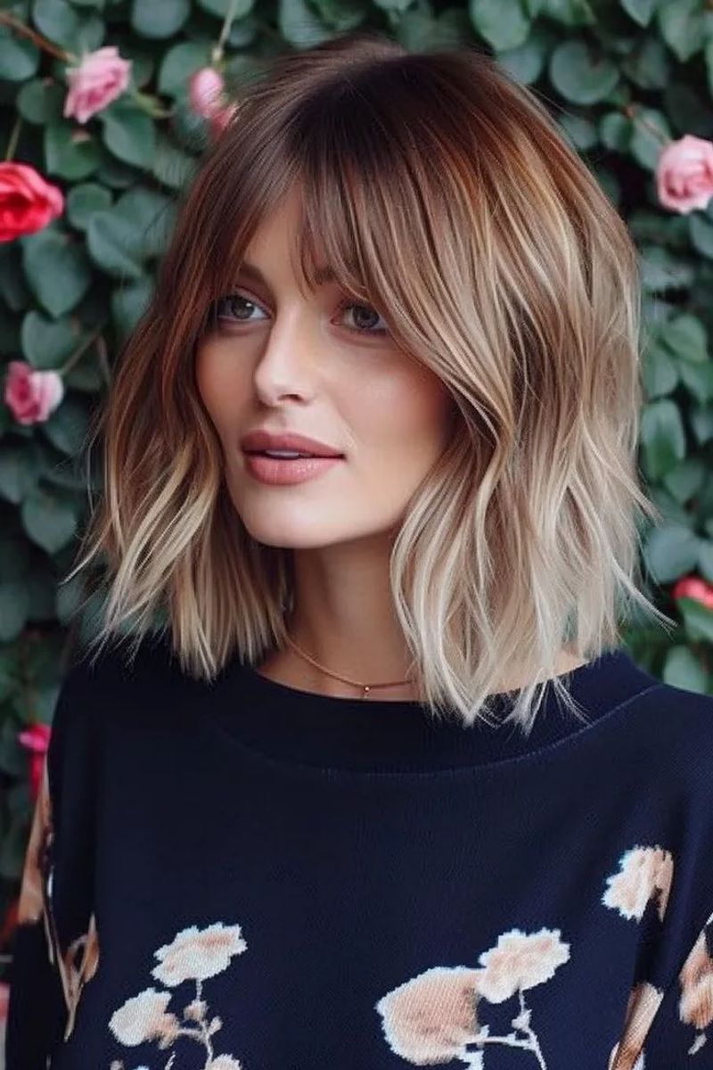 Curtain Bang Bob