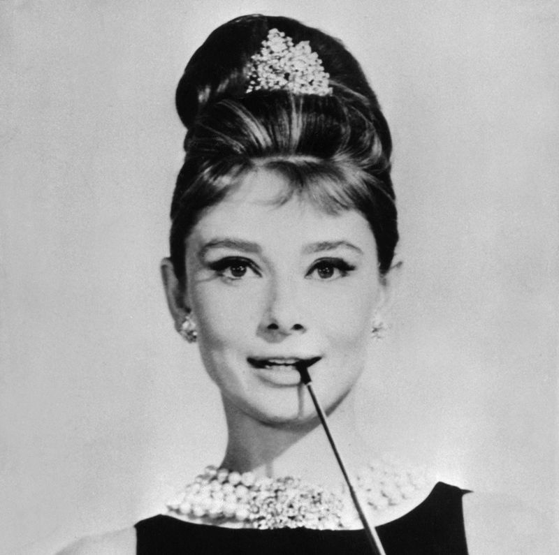 Audrey Hepburn's Breakfast at Tiffany's Updo