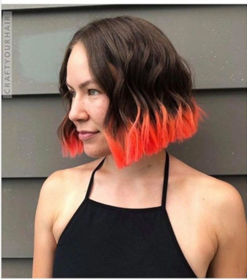 Dip-Dyed Ends Out