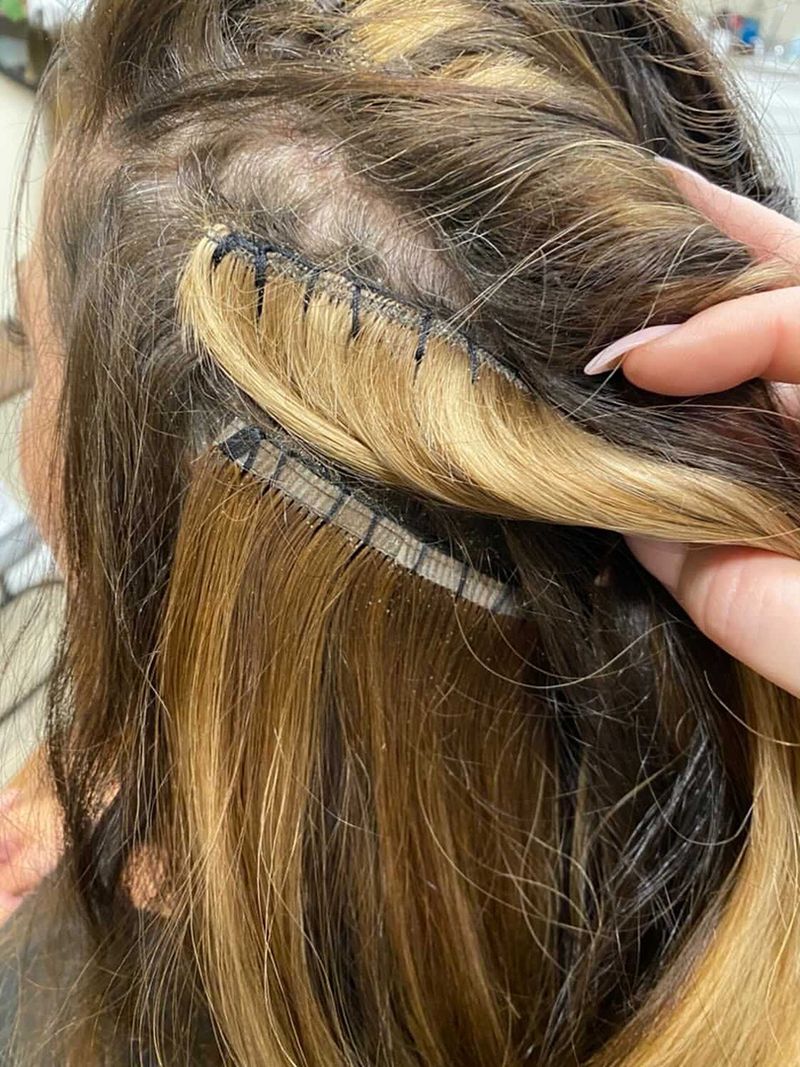 Disappointing: Excessive Hair Extensions