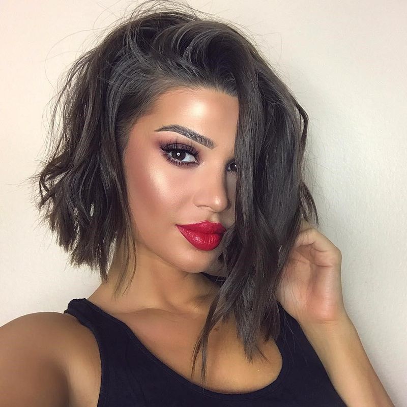 Edgy Asymmetrical Faux Bob