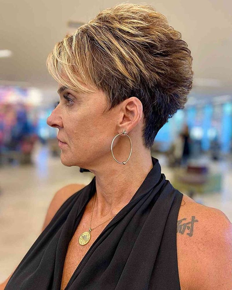 Edgy Tapered Pixie