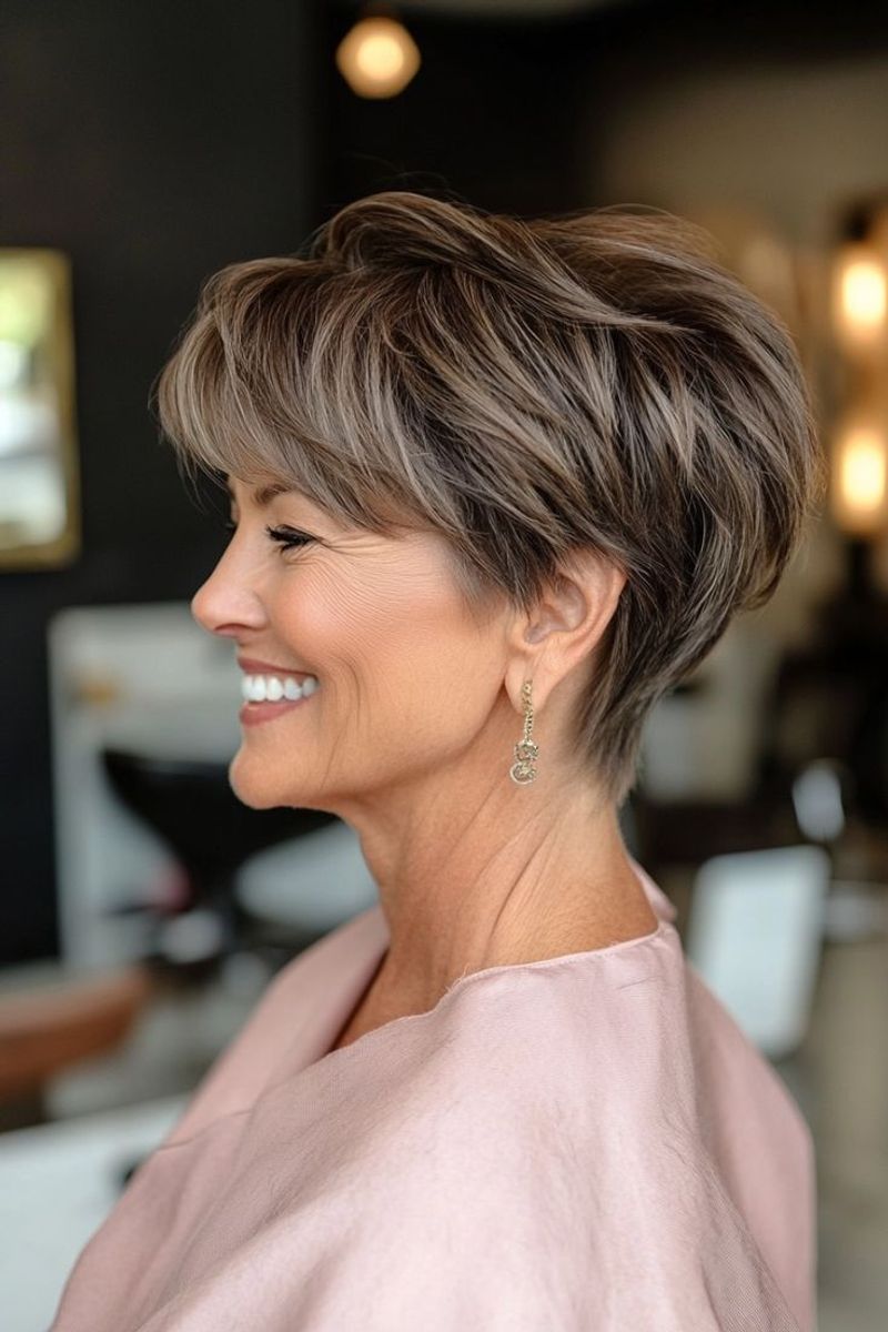 Playful Pixie with Highlights