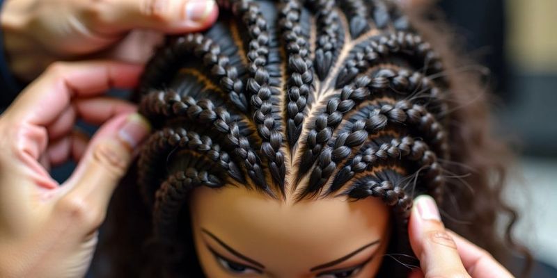 Intricate Crochet Cornrows