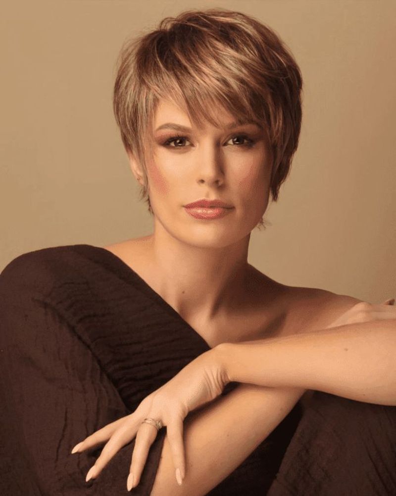 Elegant Pixie with Feathered Layers