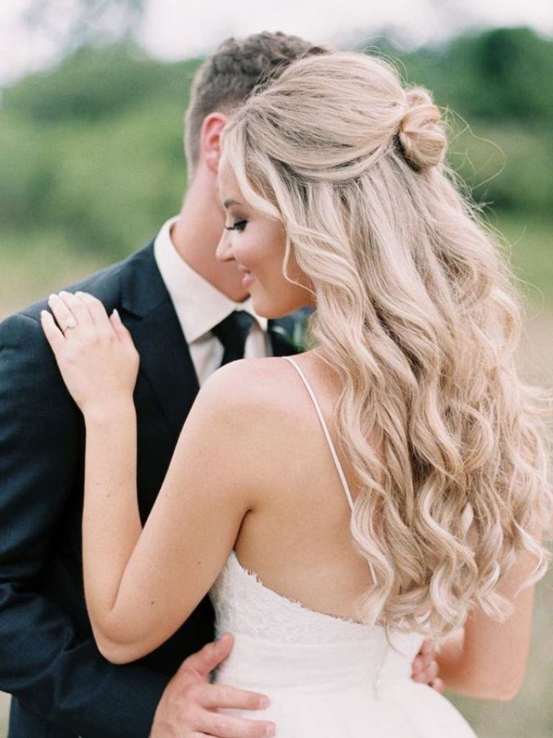 Elegant Wedding Half-Updo