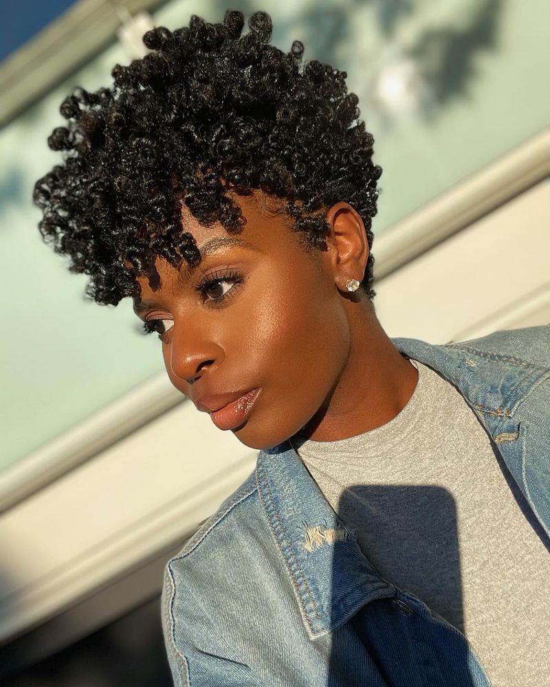 Short Natural Curls