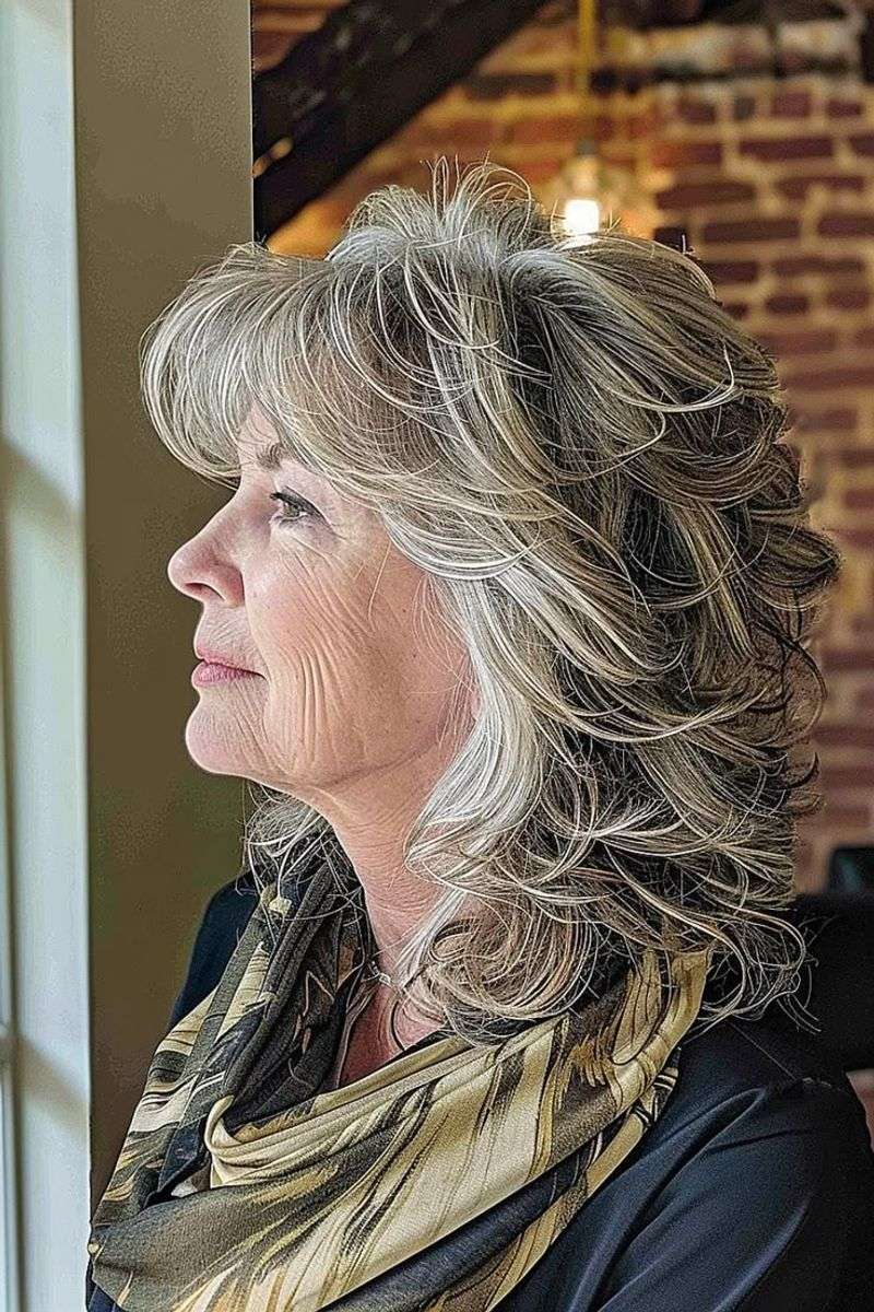 Feathered Layer Shag