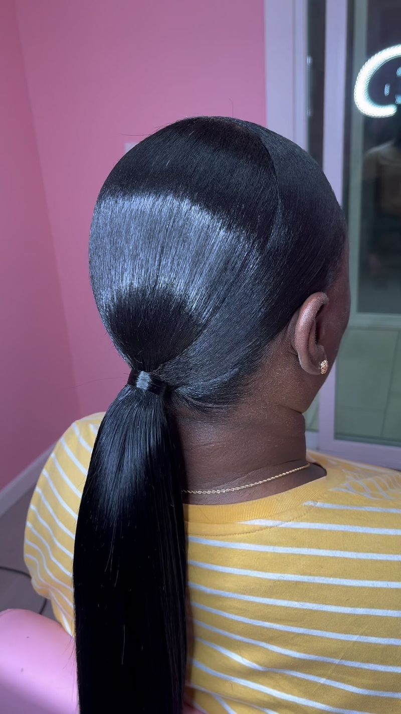 Sleek Ponytail