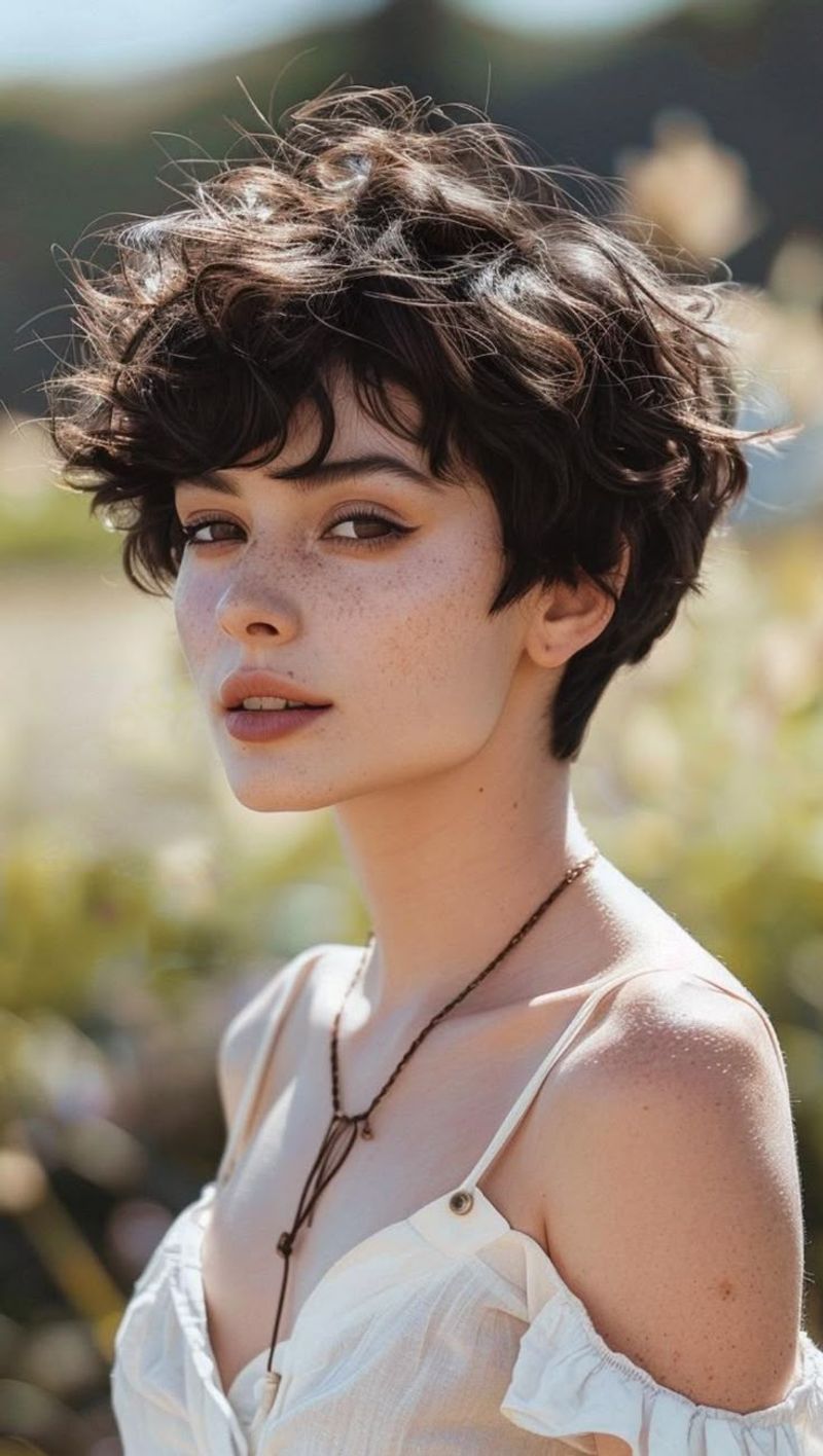 Feminine Pixie with Soft Waves